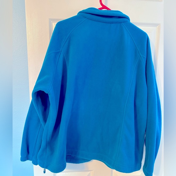 Women’s 3X Columbia Benton Springs jacket. Peacock blue - Picture 2 of 3